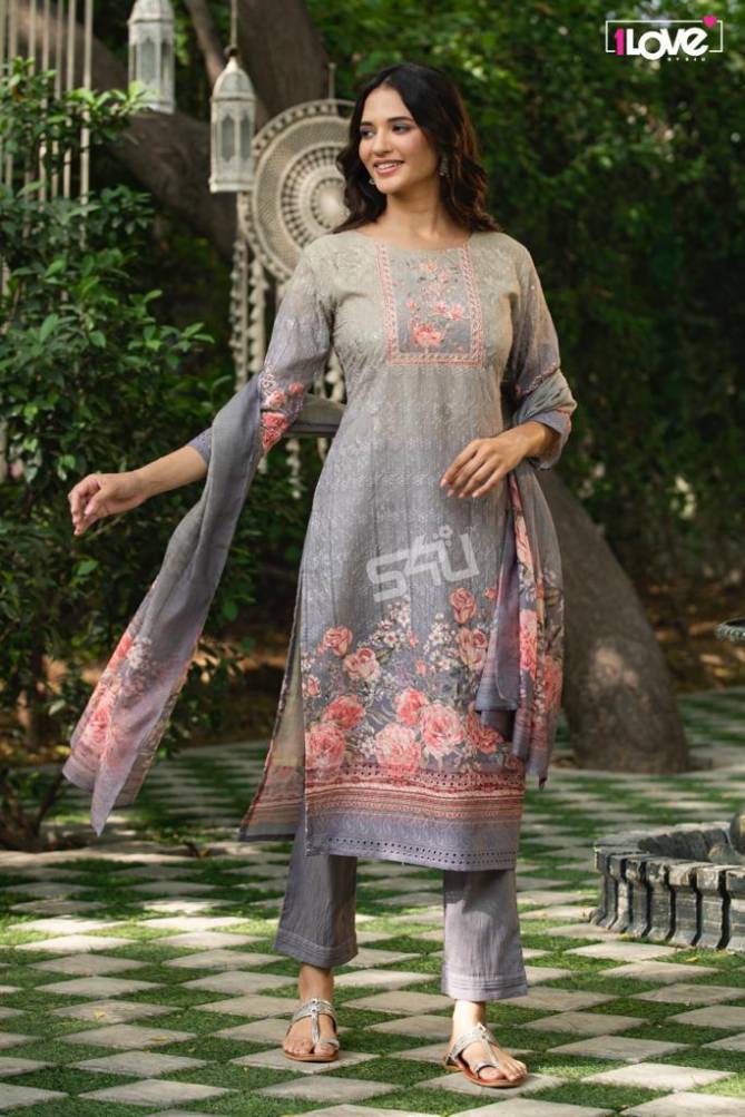 Schiffli By S4u SF-01 To 05 Readymade Cotton Salwar Suits Catalog